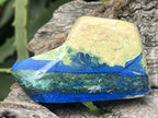 Polished Azurite And Malachite Free Form x 1 From Kaokoveld, Namibia