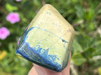 Polished Azurite And Malachite Free Form x 1 From Kaokoveld, Namibia