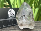 Natural Smokey Window Quartz Crystal With Enhydros x 1 From Brandberg, Namibia