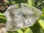 Natural Smokey Window Quartz Crystal With Enhydros x 1 From Brandberg, Namibia