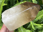 Polished XL Rare Citrine Crystal with Rainbow Veils x 1 From Madagascar