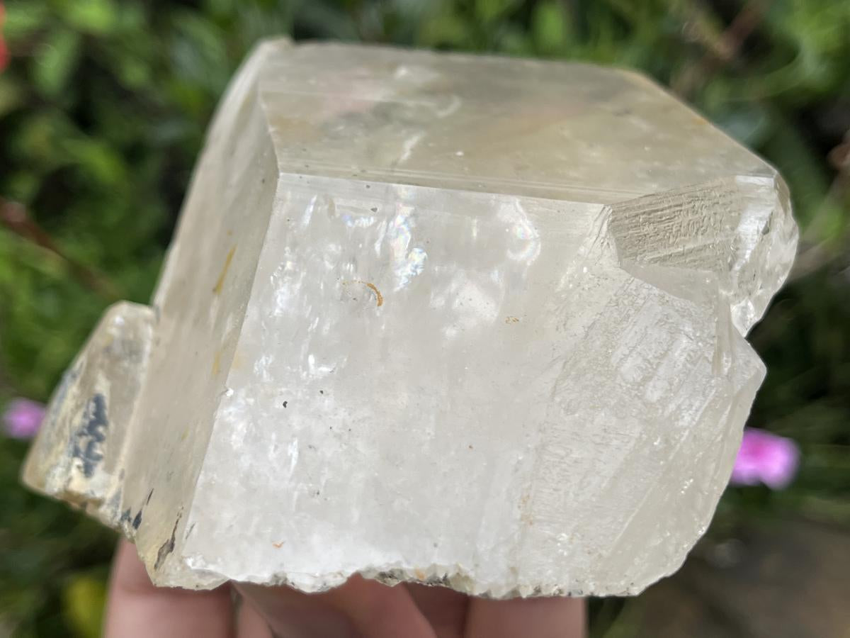 Natural XL Clear Quartz Crystal with Hyalite Opal x 1 From Erongo Mountain, Namibia
