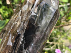 Polished Smokey Window Quartz with Latterite Veils Inside x 1 From Akansobe, Madagascar