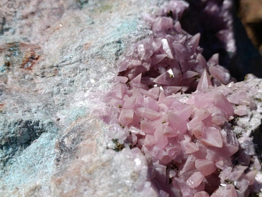 Natural XXL Extra Rare Rhodocalcite on Dolomite Specimen x 1 From Mashamba West Mine, Congo
