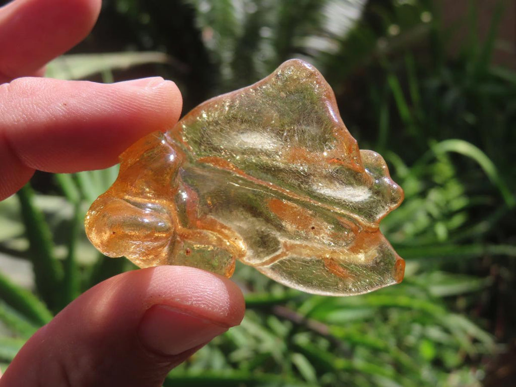 Natural Honey Copal Amber Specimen x 1 From Nosy Varika, Madagascar