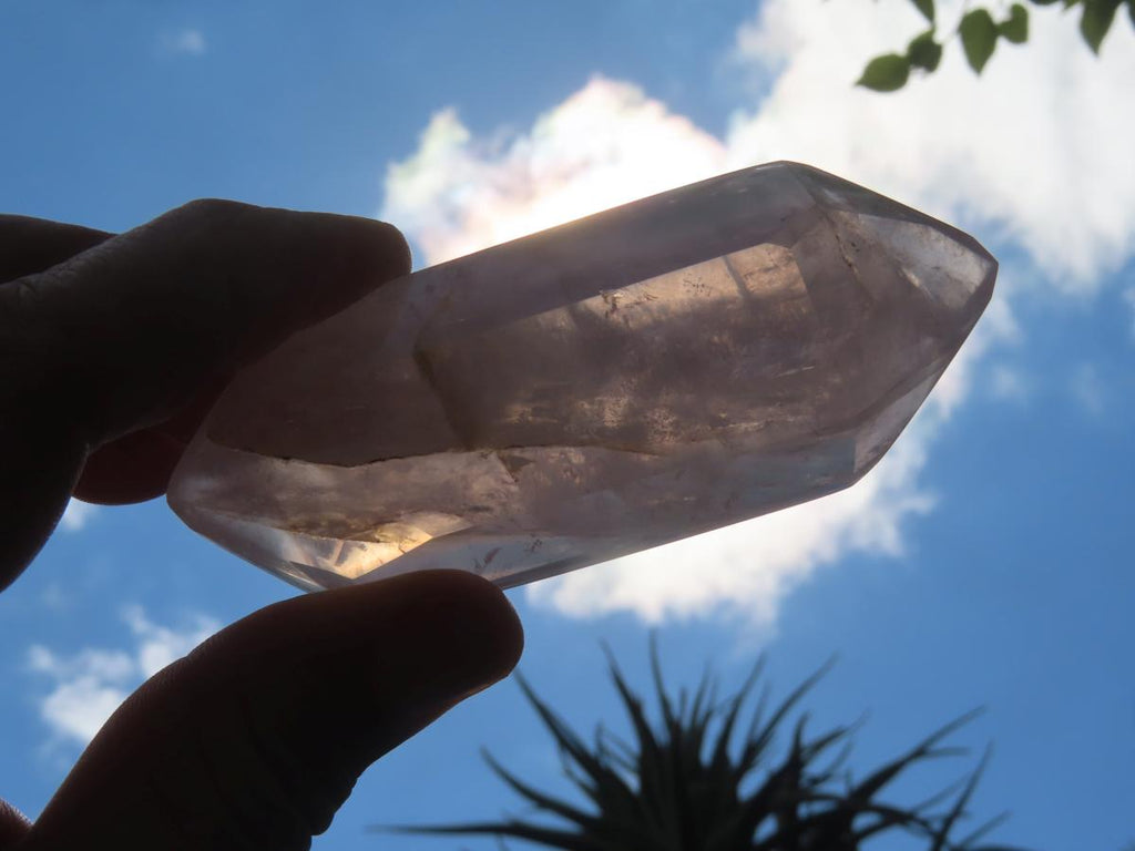 Polished Gemmy Pink Double Terminated Rose Quartz Crystal x 1 From Ambatondrazaka, Madagascar