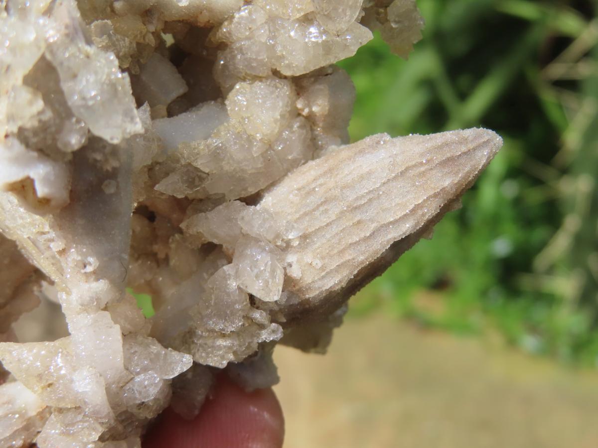 Natural Multi-Terminated Spearhead Calcite Specimen x 1 From Albert's Mountain, Lesotho