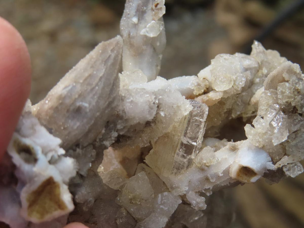 Natural Multi-Terminated Spearhead Calcite Specimen x 1 From Albert's Mountain, Lesotho
