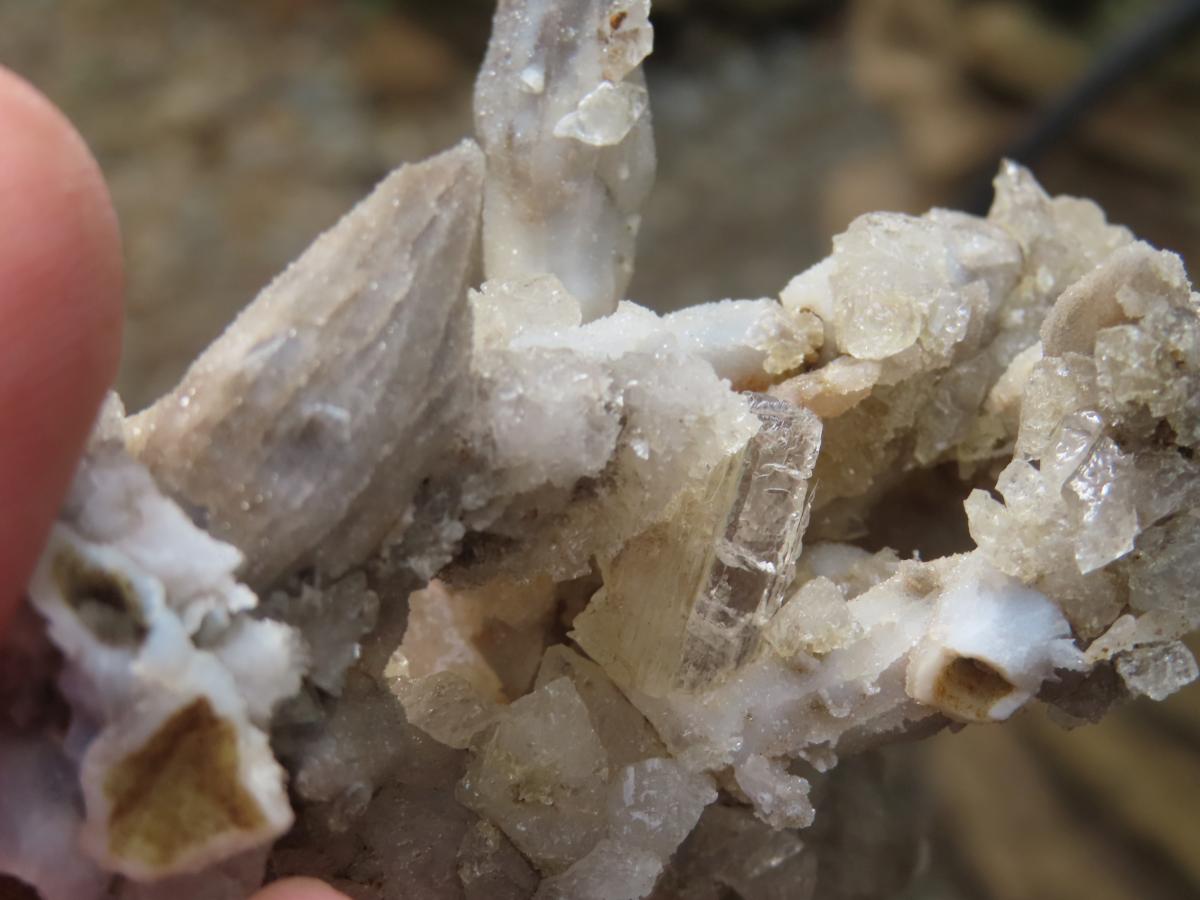 Natural Multi-Terminated Spearhead Calcite Specimen x 1 From Albert's Mountain, Lesotho