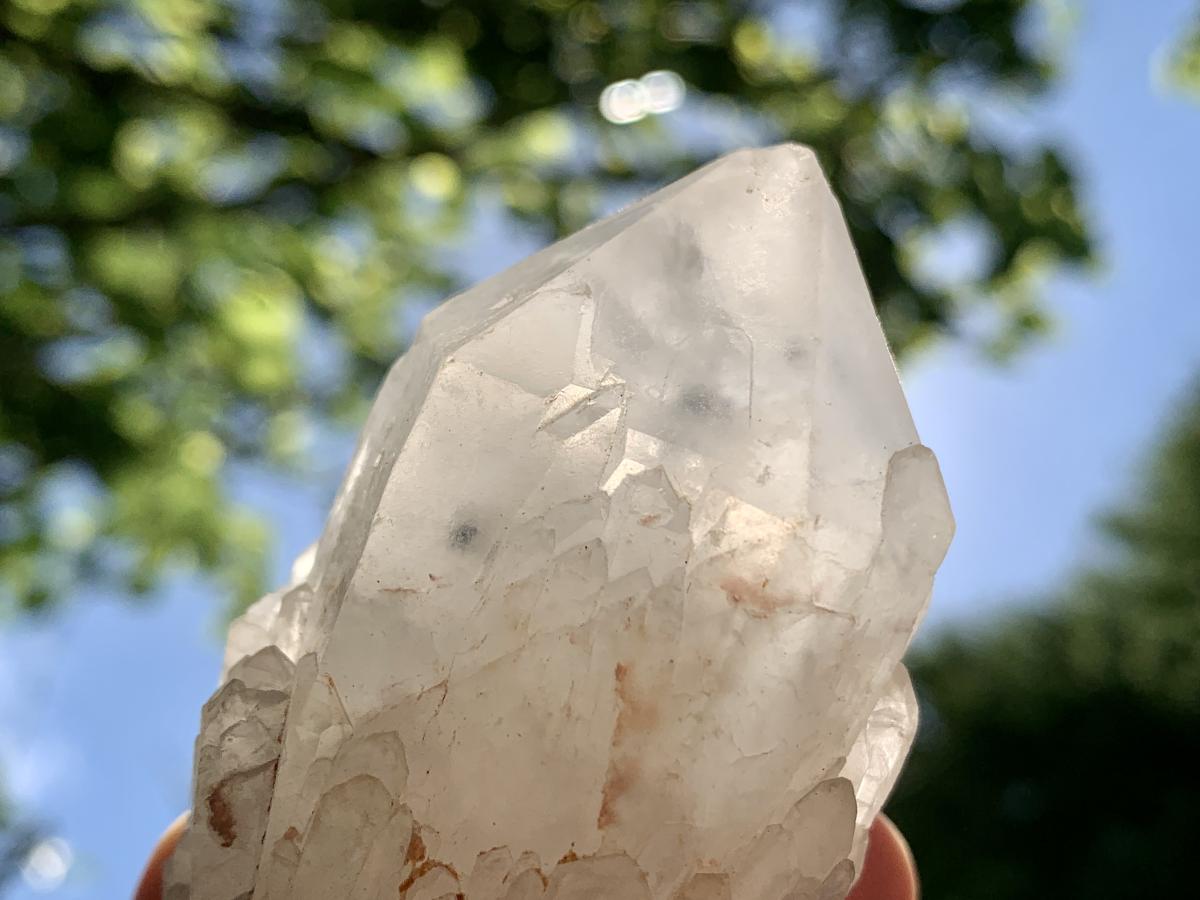 Natural Hollandite Star Cascading Quartz Cluster x 1 From Ambositra, Madagascar