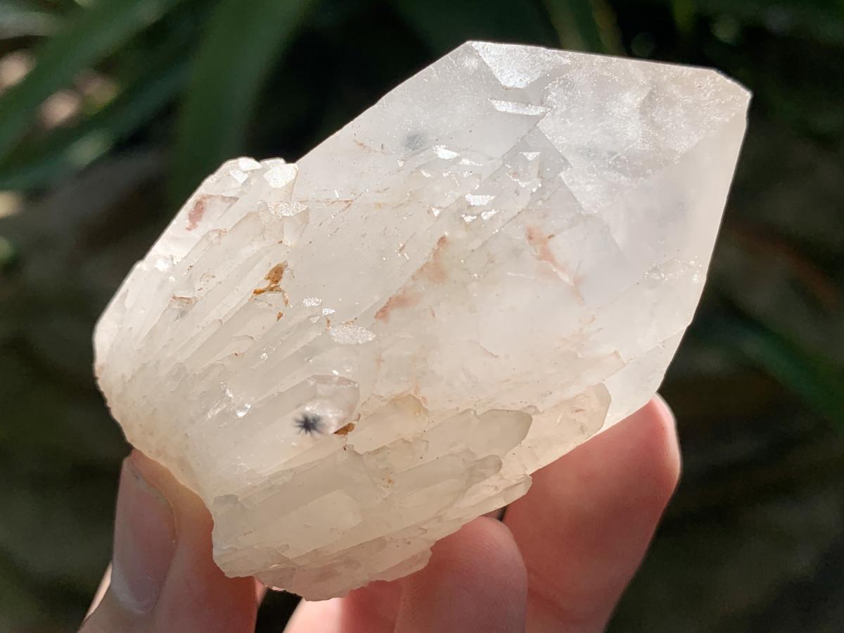 Natural Hollandite Star Cascading Quartz Cluster x 1 From Ambositra, Madagascar