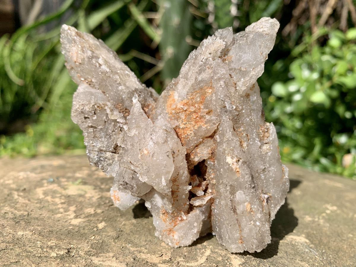 Natural Spearhead Calcite Triple Sceptre Specimen x 1 From Albert's Mountain, Lesotho