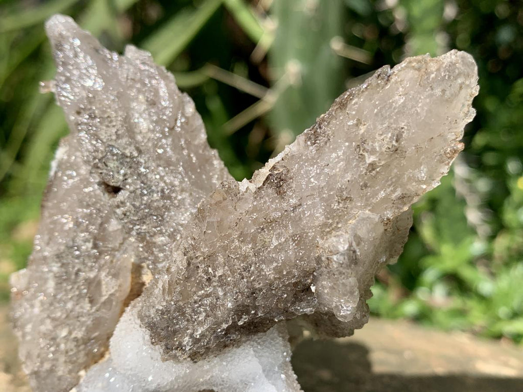 Natural Spearhead Calcite Triple Sceptre Specimen x 1 From Albert's Mountain, Lesotho