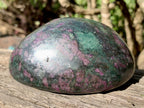 Polished Verdite with Fluorescent Ruby Corundum Free Form x 1 From Zimbabwe