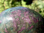 Polished Verdite with Fluorescent Ruby Corundum Free Form x 1 From Zimbabwe