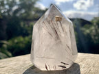 Polished Copper And Black Metallic Rutilated Quartz Crystal x 1 From Madagascar