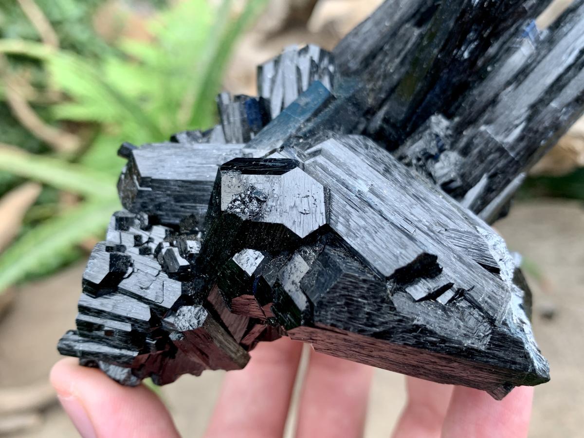 Natural Large Schorl Black Tourmaline Cabinet Specimen x 1 From Erongo, Namibia