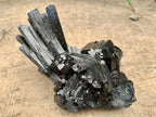 Natural Large Schorl Black Tourmaline Cabinet Specimen x 1 From Erongo, Namibia
