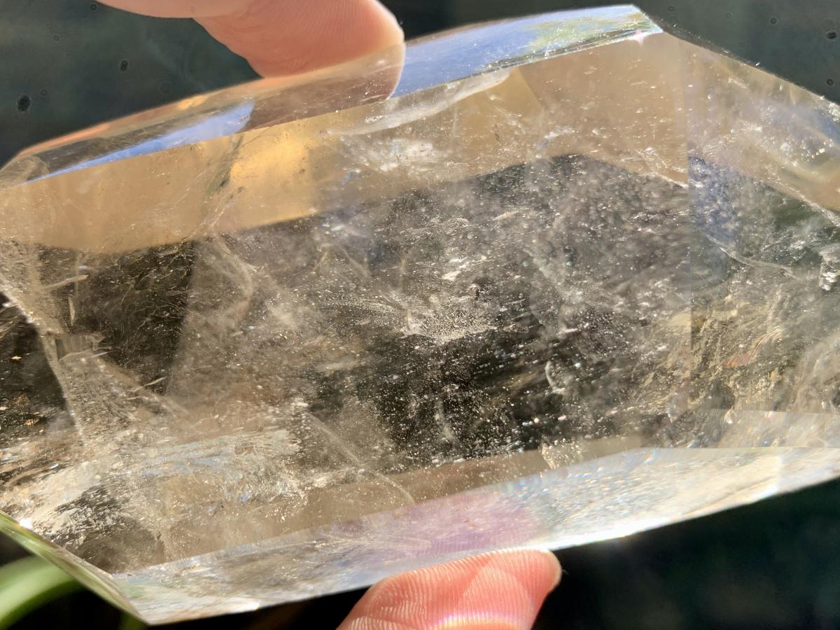 Polished Double Terminated Clear Citrine Crystal x 1 From Madagascar