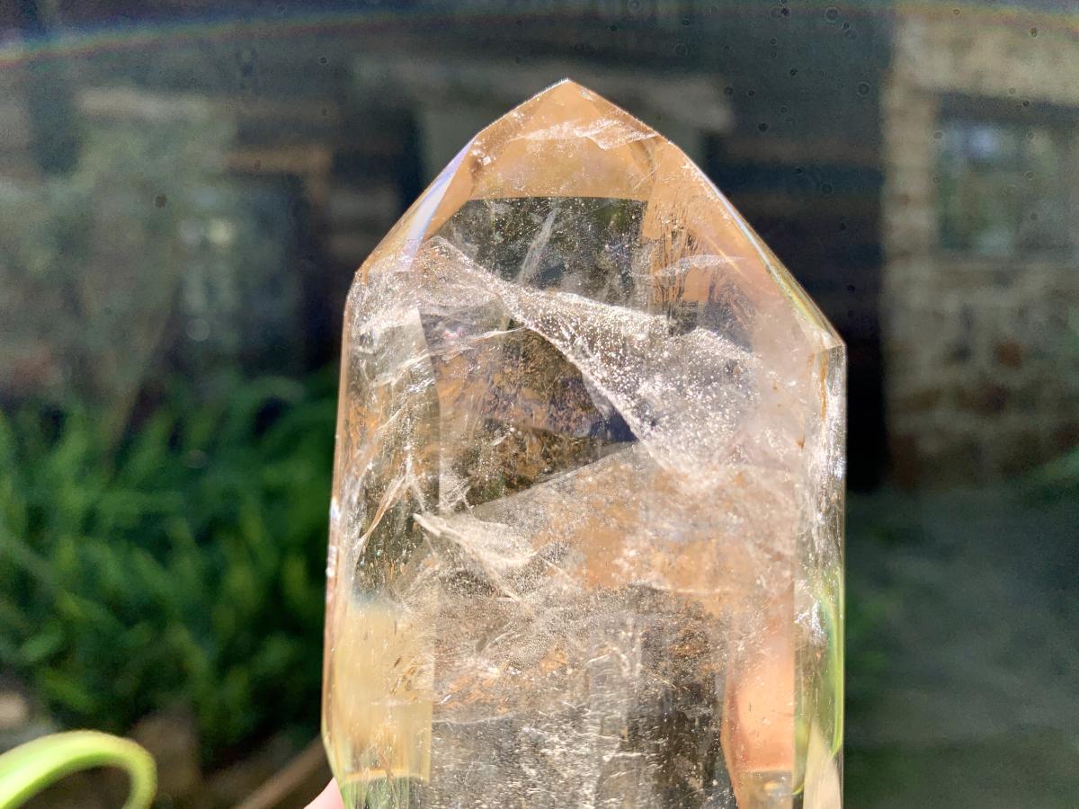 Polished Double Terminated Clear Citrine Crystal x 1 From Madagascar