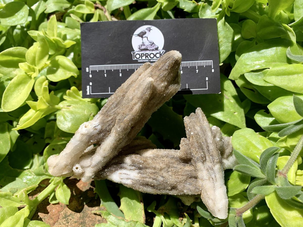 Natural Drusy Coated Spearhead Calcite Specimen x 1 From Albert's Mountain, Lesotho