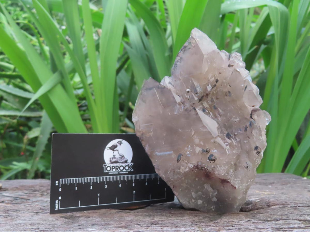 Natural Twin Peak Cascading Smokey Quartz Floater Crystal x 1 From Mount Zomba, Malawi