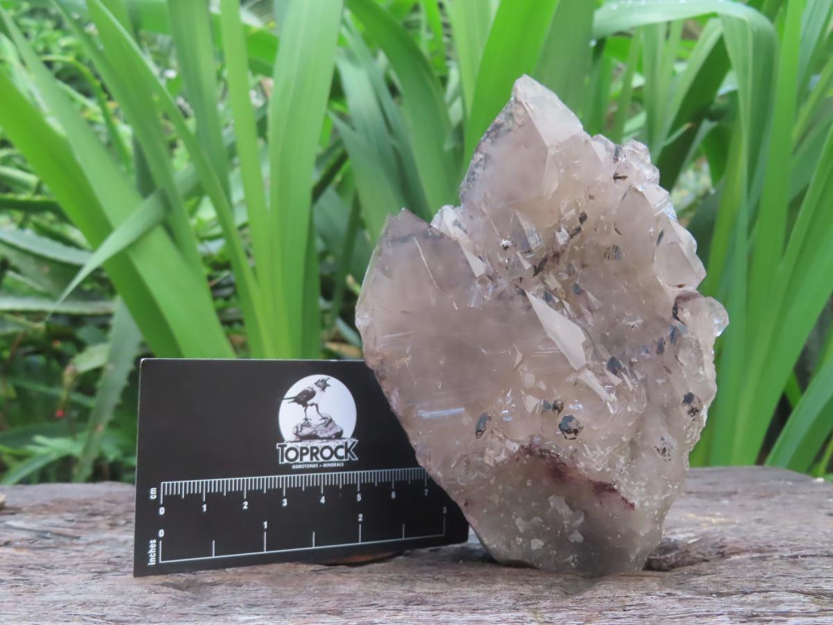 Natural Twin Peak Cascading Smokey Quartz Floater Crystal x 1 From Mount Zomba, Malawi