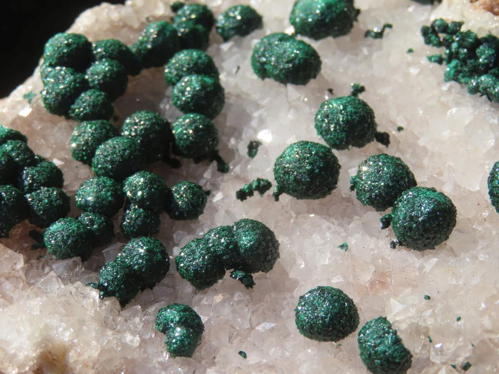 Natural Large Superb Ball Malachite Cabinet Specimen x 1 From Mindingi Mine, Congo