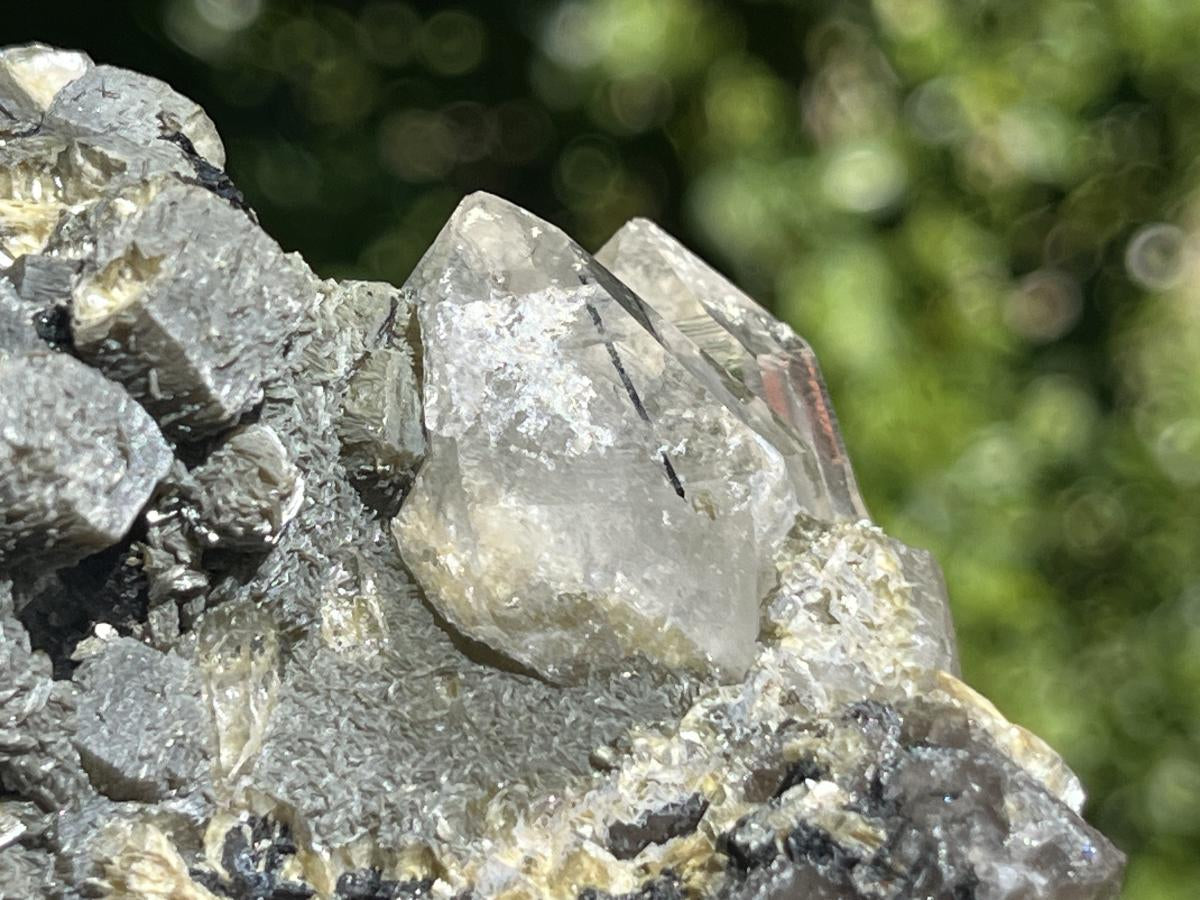 Natural Schorl Black Tourmaline with Multi-Mineral Specimen x 1 From Erongo, Namibia