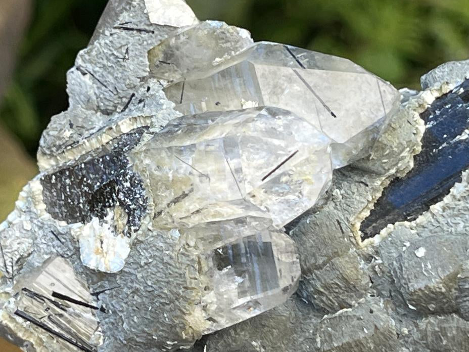 Natural Schorl Black Tourmaline with Multi-Mineral Specimen x 1 From Erongo, Namibia