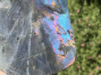 Polished Large Pure Purple Flash Labradorite Display Piece x 1 From Tulear, Madagascar