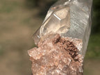 Natural Double Phantom Clear Quartz Crystal x 1 From Mpika, Zambia