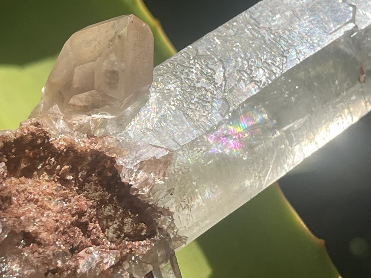 Natural Double Phantom Clear Quartz Crystal x 1 From Mpika, Zambia