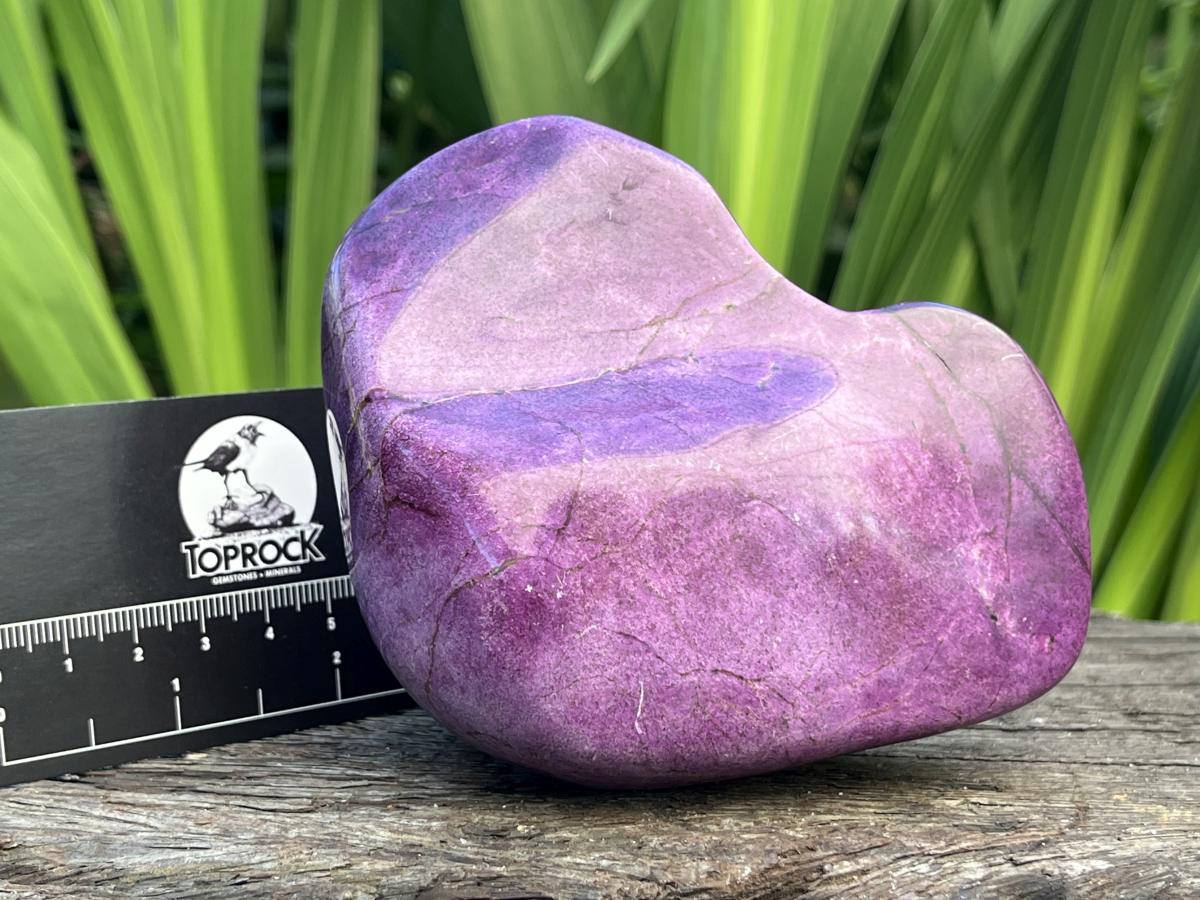 Polished Pure Silky Purple Stichtite Free Form x 1 From Barberton, South Africa