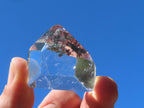 Polished Optic Clear Quartz Crystal with Moss Inclusions x 1 From Madagascar