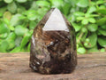 Polished Small Royal Smokey Amethyst Window Crystal x 1 From Akansobe, Madagascar