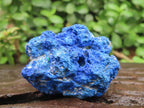 Natural Rare Semi Crystalline Azurite Nodule x 1 From Jakka Mine, Congo