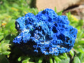 Natural Rare Semi Crystalline Azurite Nodule x 1 From Jakka Mine, Congo