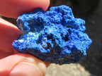 Natural Rare Semi Crystalline Azurite Nodule x 1 From Jakka Mine, Congo