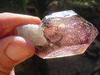 Natural Large Smokey Amethyst Window Quartz Sceptre with Enhydro x 1 From Chiredzi, Zimbabwe