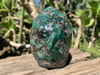Polished Mutokolite Emerald Muscovite Mica Standing Free Form x 1 From Mutoko, Great Dyke, Zimbabwe