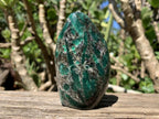 Polished Mutokolite Emerald Muscovite Mica Standing Free Form x 1 From Mutoko, Great Dyke, Zimbabwe