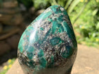Polished Mutokolite Emerald Muscovite Mica Standing Free Form x 1 From Mutoko, Great Dyke, Zimbabwe