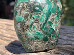 Polished Mutokolite Emerald Muscovite Mica Standing Free Form x 1 From Mutoko, Great Dyke, Zimbabwe