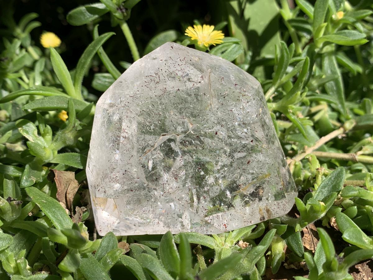 Polished Clear Window Quartz With Inclusions x 1 From Akansobe, Madagascar
