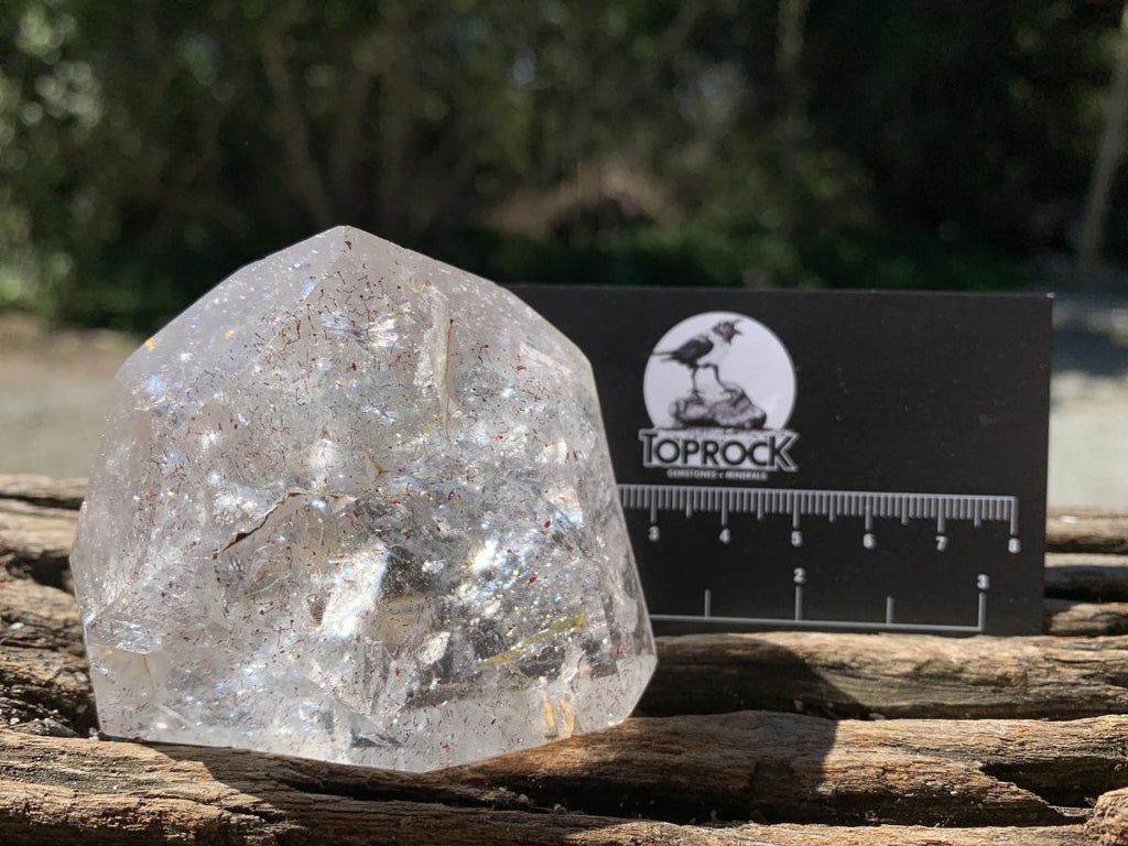 Polished Clear Window Quartz With Inclusions x 1 From Akansobe, Madagascar