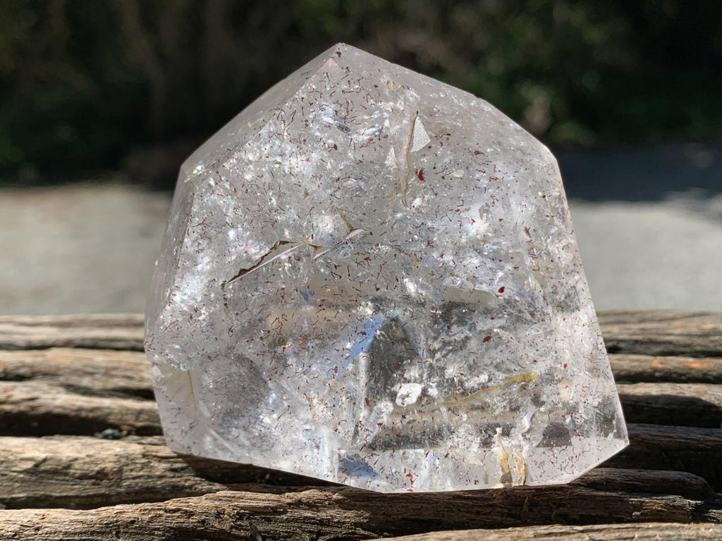 Polished Clear Window Quartz With Inclusions x 1 From Akansobe, Madagascar