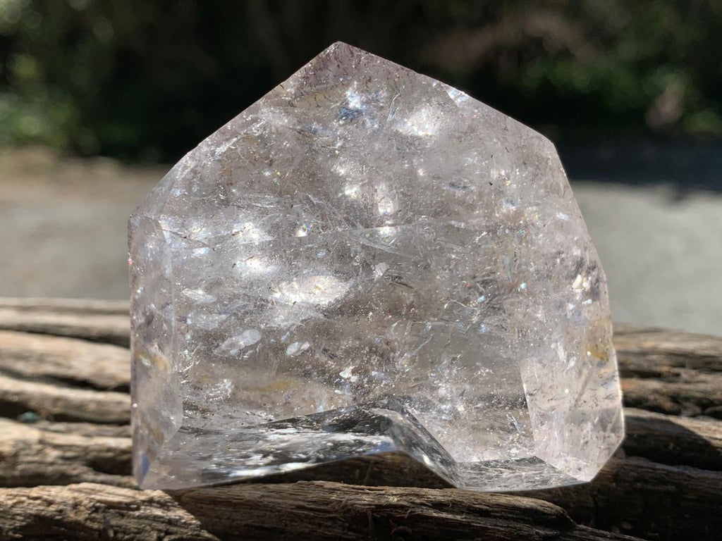 Polished Clear Window Quartz With Inclusions x 1 From Akansobe, Madagascar
