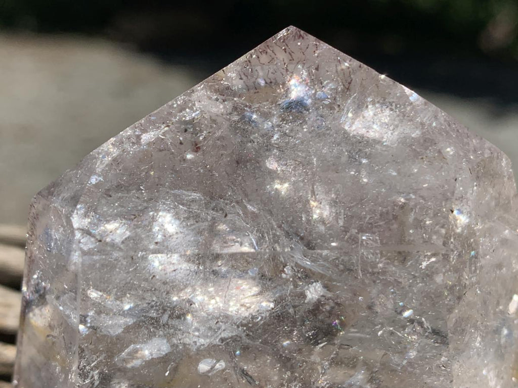 Polished Clear Window Quartz With Inclusions x 1 From Akansobe, Madagascar