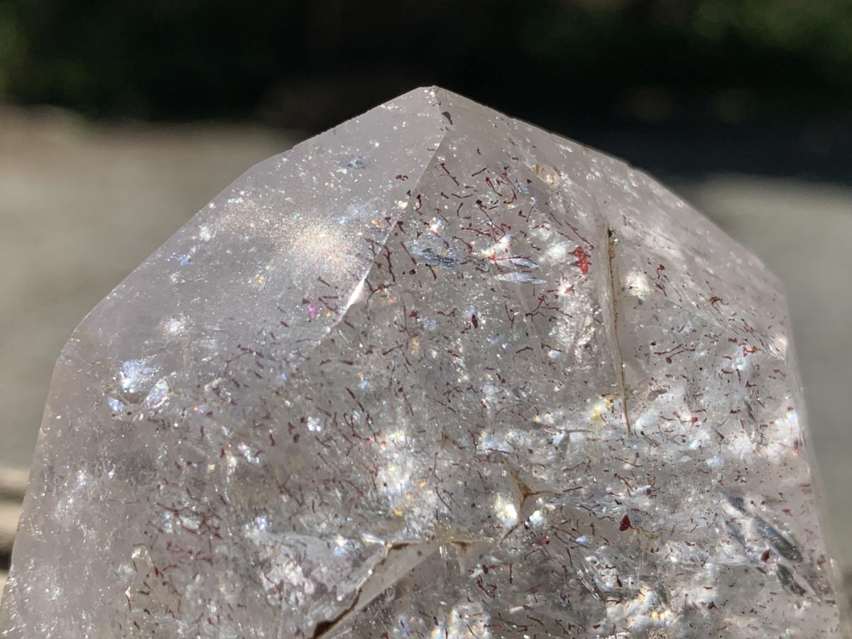 Polished Clear Window Quartz With Inclusions x 1 From Akansobe, Madagascar